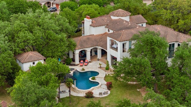 bird's eye view