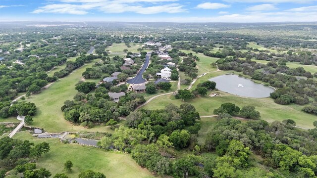 102 Vandeventer Dr, Burnet, TX 78611 - aerial view of property's location with a nearby body of water