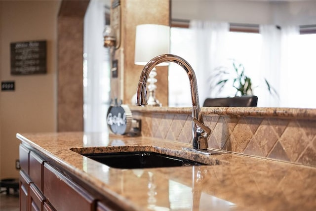 2607 Armatrading Dr, Cedar Park, TX 78613 - detailed view of a sink and decorative backsplash