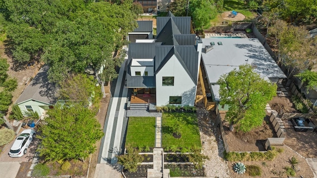 drone / aerial view