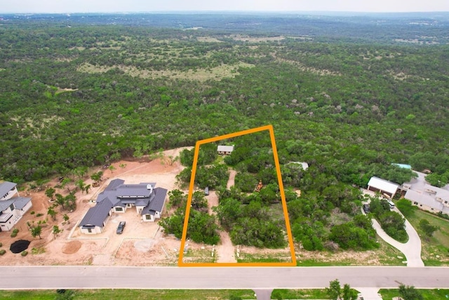 8100 Kuhn Dr, Austin, TX 78736 - aerial view featuring a wooded view