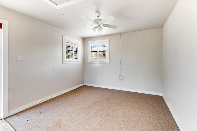 950 County Road 221, Tow, TX 78672 - carpeted spare room with a ceiling fan and baseboards