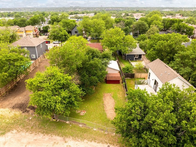 8409 Bowling Green Dr, Austin, TX 78757 - aerial view of residential area featuring a tree filled landscape