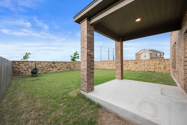 3944 Tufino Ln, Round Rock, TX 78665 - view of yard with a patio area and a fenced backyard