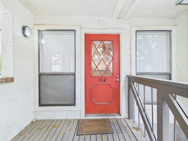 806 W 24th St Unit 312, Austin, TX 78705 - view of exterior entry featuring stucco siding
