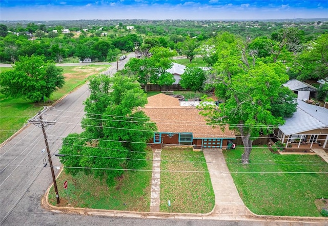1207 Flag St, Llano, TX 78643 - birds eye view of property