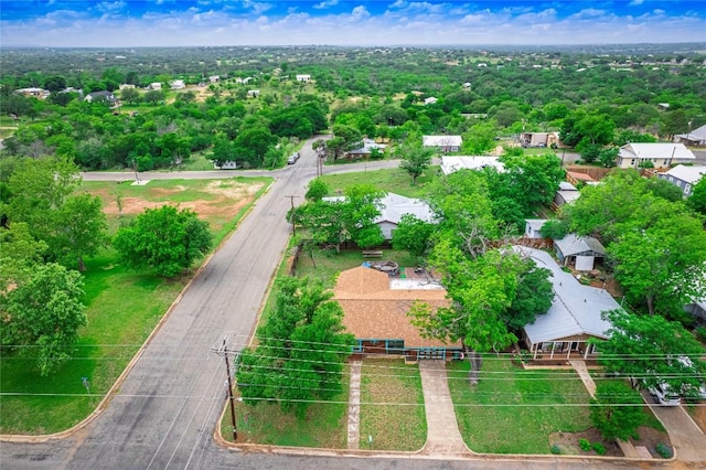 1207 Flag St, Llano, TX 78643 - bird's eye view featuring a residential view