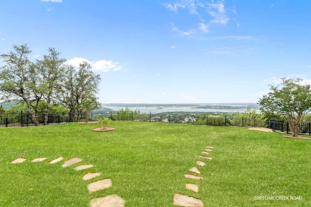 8293 Lime Creek Rd, Leander, TX 78641 - view of yard featuring a water view