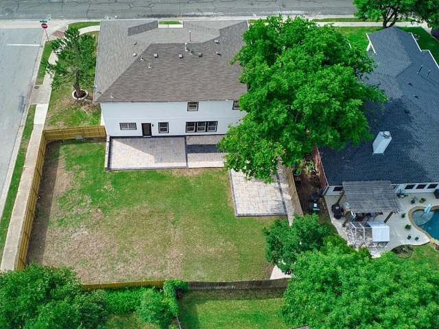 view of subject property