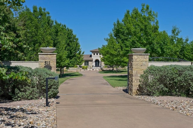 view of community