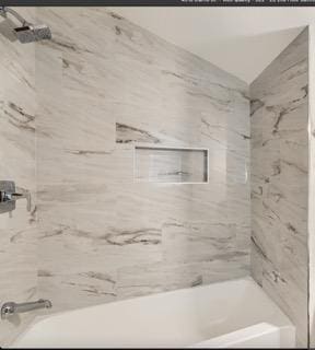 4318 Clarno Dr, Austin, TX 78749 - bathroom featuring washtub / shower combination