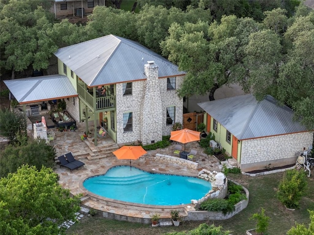 6407 Poncha Pass, Austin, TX 78749 - outdoor pool featuring a patio