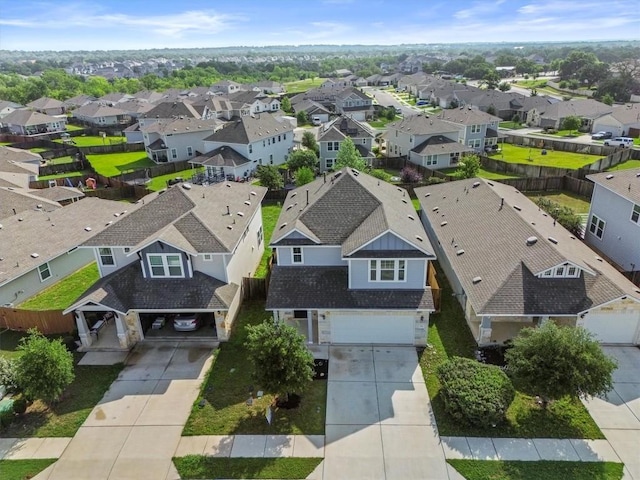 124 Oakstone Dr, Georgetown, TX 78628 - aerial perspective of suburban area