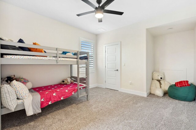 14108 Laurinburg Dr, Austin, TX 78717 - bedroom featuring carpet floors and a ceiling fan