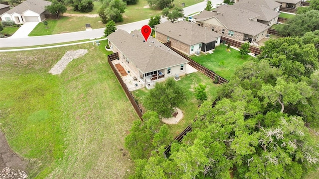 bird's eye view featuring a residential view