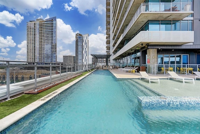 view of pool