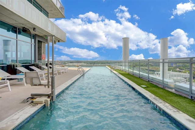 view of pool