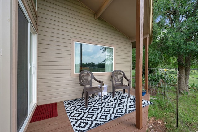 exterior space with fence
