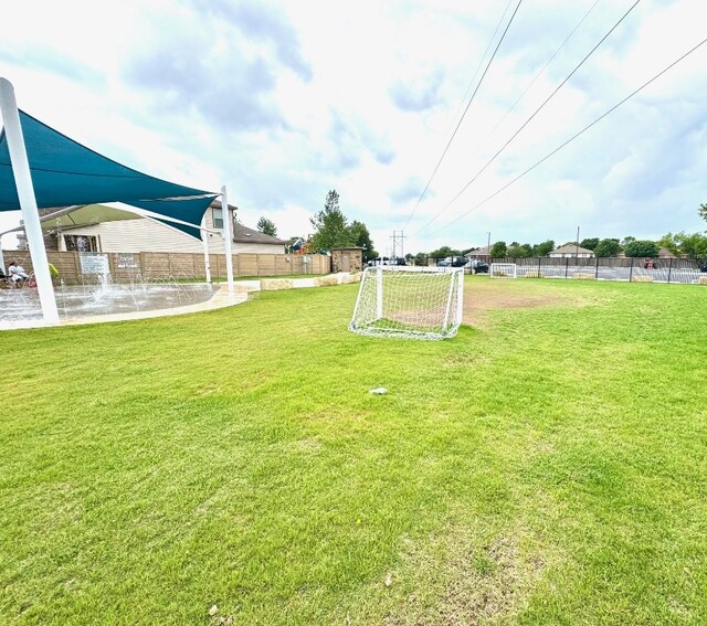 509 Peony Ct, Jarrell, TX 76537 - view of yard with fence