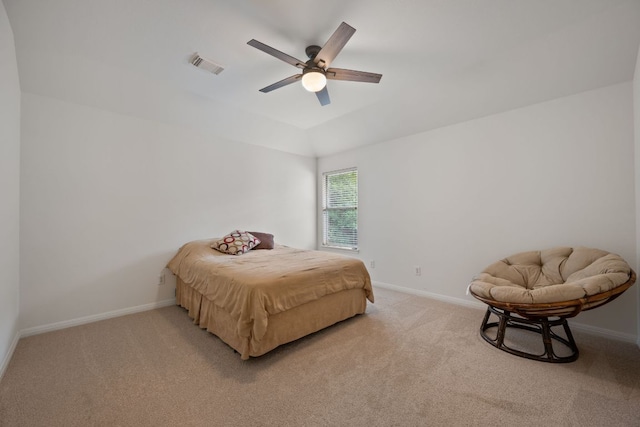 13305 Kinder Pass, Austin, TX 78727 - bedroom featuring light colored carpet, baseboards, and ceiling fan