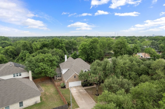 13305 Kinder Pass, Austin, TX 78727 - aerial view of property and surrounding area featuring a forest