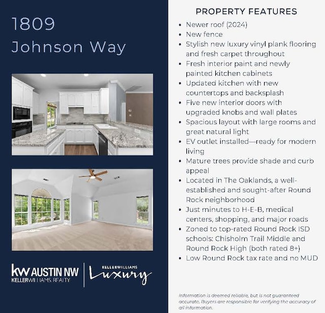 1809 Johnson Way, Round Rock, TX 78681 - a document