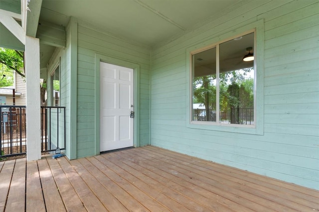 view of deck
