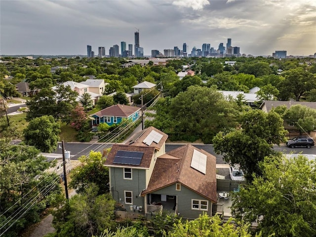 1185 Coleto St, Austin, TX 78702 - aerial view of city skyline