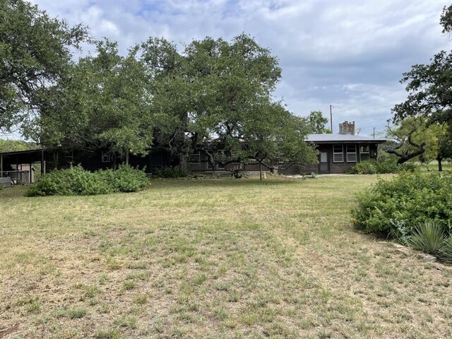 401 County Road 128, Burnet, TX 78611 - view of yard