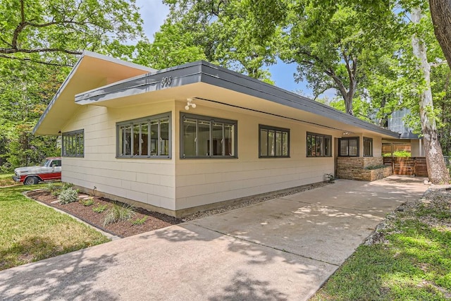 view of side of property