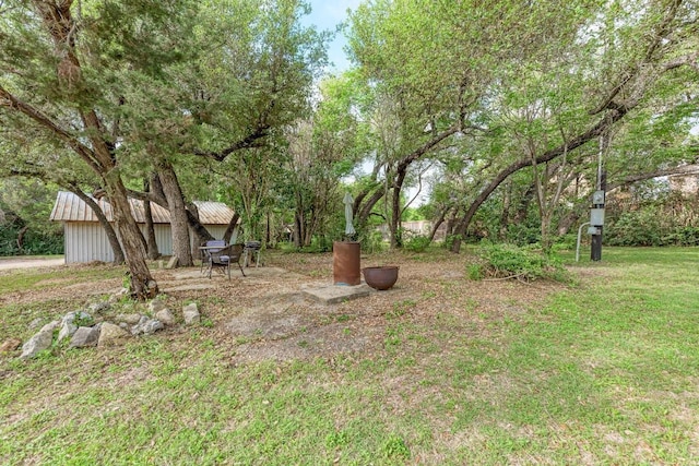 view of yard