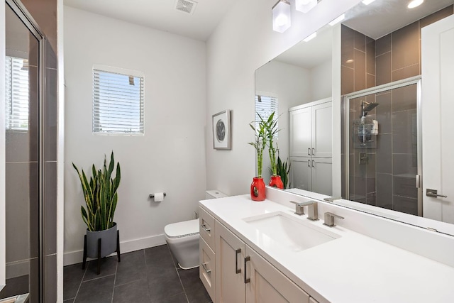 1304 High Lonesome, Leander, TX 78641 - full bathroom featuring healthy amount of natural light, toilet, tile patterned floors, and vanity