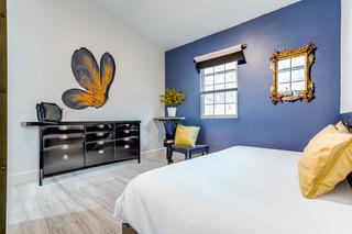 2540 Tanglewood Trl, Spring Branch, TX 78070 - bedroom with lofted ceiling and baseboards