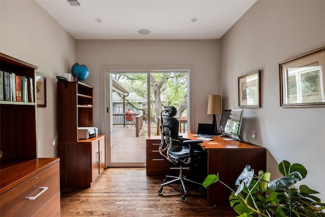 4801 Balcones Dr, Austin, TX 78731 - office with plenty of natural light and light wood-type flooring