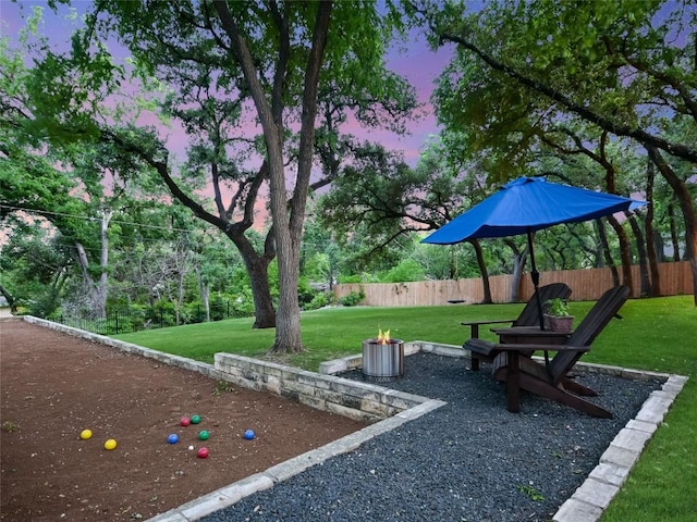 4801 Balcones Dr, Austin, TX 78731 - view of community with a fire pit