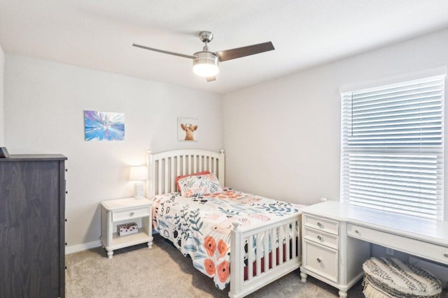1208 Tipton St, Georgetown, TX 78633 - carpeted bedroom featuring ceiling fan and baseboards