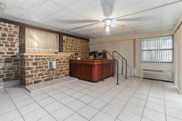 1402 Brown St, San Marcos, TX 78666 - interior space with ceiling fan