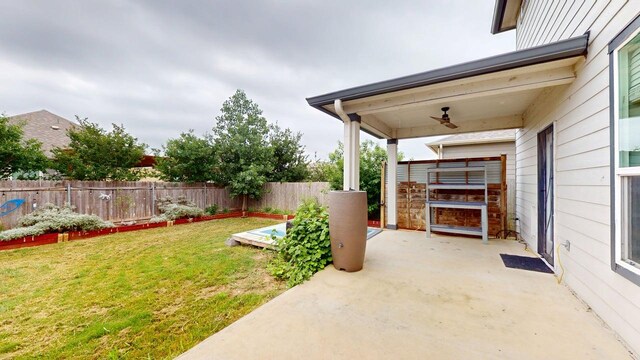 387 Gustaf Trl, Kyle, TX 78640 - view of yard with a patio area