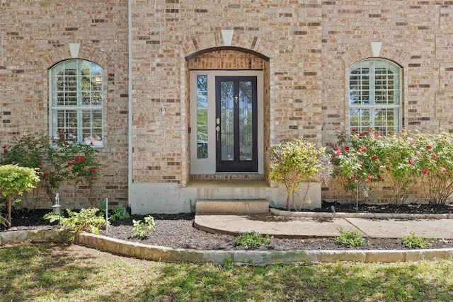 3109 Brigham Ct, Austin, TX 78732 - view of exterior entry featuring brick siding