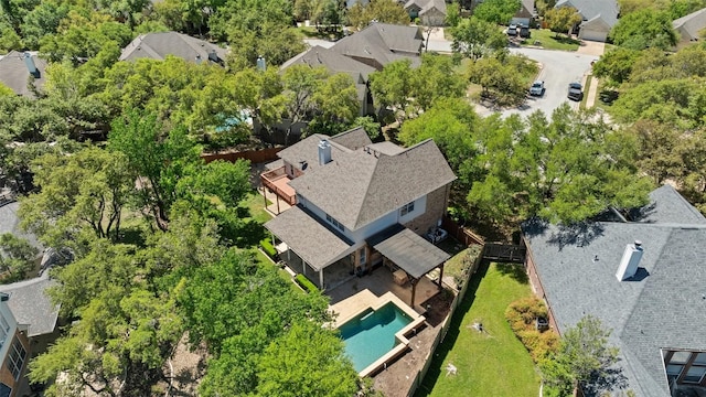 3109 Brigham Ct, Austin, TX 78732 - aerial view featuring a residential view
