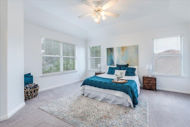 1500 Mexican Heather Ct, Pflugerville, TX 78660 - bedroom with carpet, baseboards, and ceiling fan