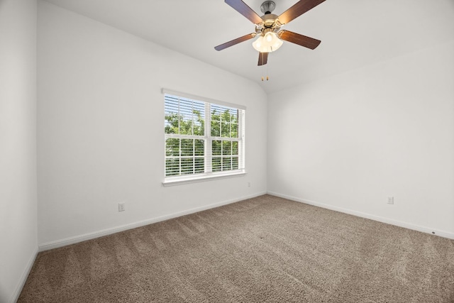5929 Gunnison Turn Rd, Austin, TX 78738 - spare room with carpet floors, baseboards, and ceiling fan