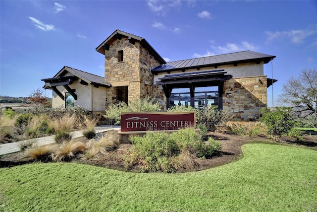 5929 Gunnison Turn Rd, Austin, TX 78738 - community / neighborhood sign with a lawn
