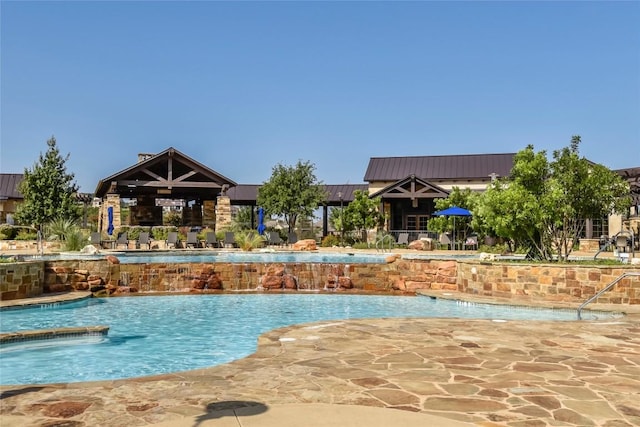 view of pool