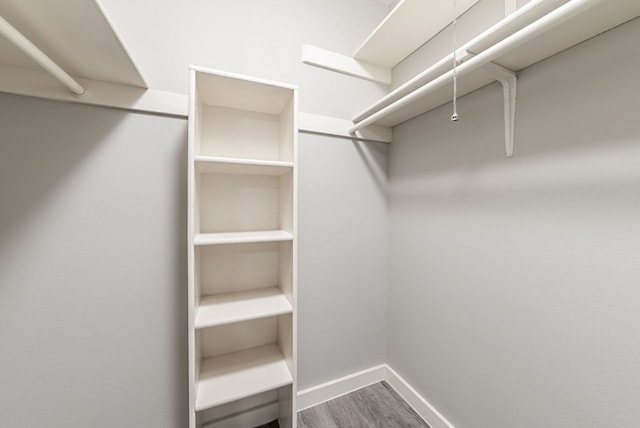10429 Firethorn Ln, Austin, TX 78750 - walk in closet with wood finished floors