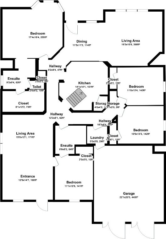 7418 W Magic Mountain Ln, Round Rock, TX 78681 - view of layout
