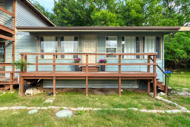 2401 De Soto Dr, Austin, TX 78733 - view of rear view of house