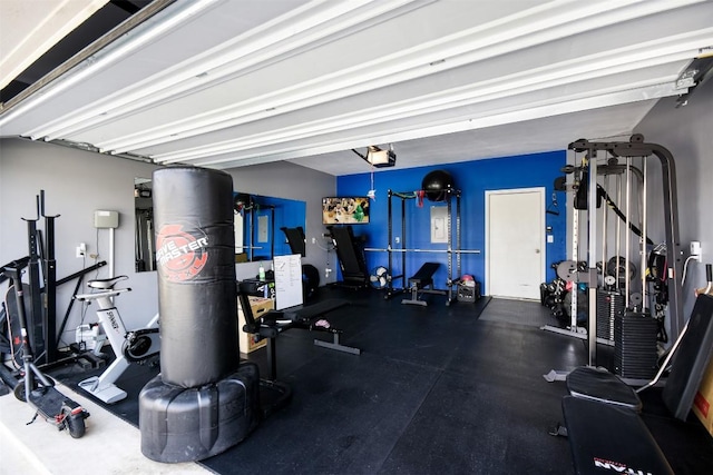 view of exercise room
