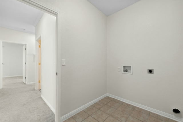 508 Texas Dr, Georgetown, TX 78633 - laundry room featuring baseboards, hookup for an electric dryer, laundry area, and hookup for a washing machine