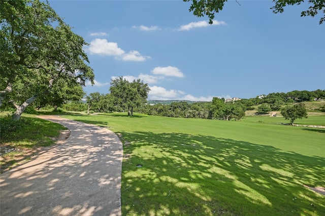 2305 Barton Creek Blvd Unit 28, Austin, TX 78735 - view of property's community featuring a yard and golf course view